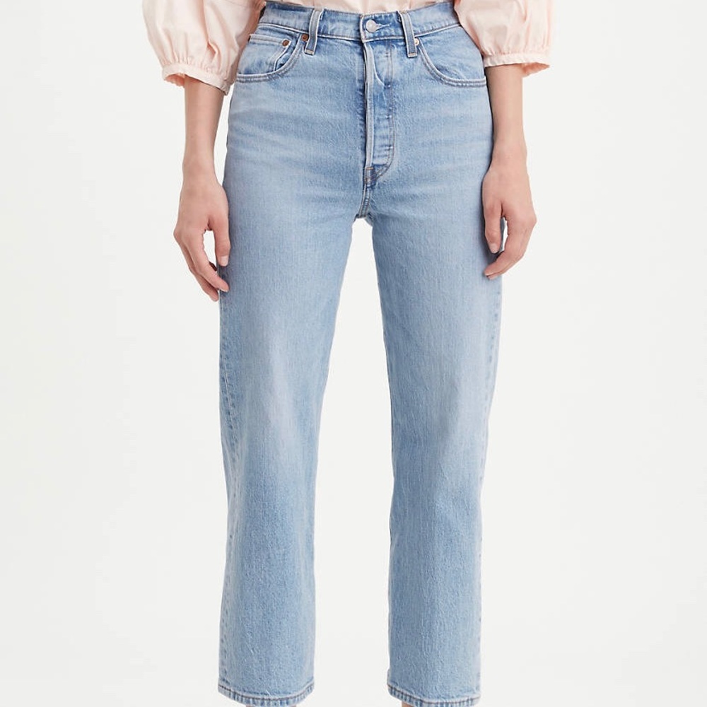 Levi’s Ribcage Ankle Straight Cropped 24 Tango